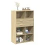 Ingenieurholz-Sideboard Eiche Sonoma 80x42,5x124 cm von , Sideboards - Ref: Foro24-3281387, Preis: 129,71 €, Rabatt: %