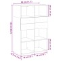 Aparador de madera de ingeniería roble Sonoma 80x42,5x124 cm de , Aparadores - Ref: Foro24-3281387, Precio: 131,43 €, Descuen...