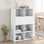 Aparador de madera de ingeniería blanco 80x42,5x124 cm by , Sideboards - Ref: Foro24-3281385, Price: 124,62 €, Discount: %