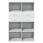 Aparador de madera de ingeniería blanco 80x42,5x124 cm de , Aparadores - Ref: Foro24-3281385, Precio: 123,09 €, Descuento: %