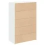 Aparador de madera de ingeniería blanco 80x42,5x124 cm de , Aparadores - Ref: Foro24-3281385, Precio: 123,09 €, Descuento: %