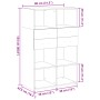 Aparador de madera de ingeniería blanco 80x42,5x124 cm by , Sideboards - Ref: Foro24-3281385, Price: 124,62 €, Discount: %