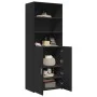 Aparador alto madera de ingeniería negro 70x42,5x185 cm de , Aparadores - Ref: Foro24-3281372, Precio: 176,10 €, Descuento: %