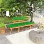 Garden bench with cushions 2 in 1 190 cm solid acacia wood by vidaXL, garden benches - Ref: Foro24-312121, Price: 244,18 €, D...
