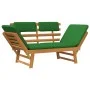 Garden bench with cushions 2 in 1 190 cm solid acacia wood by vidaXL, garden benches - Ref: Foro24-312121, Price: 244,18 €, D...