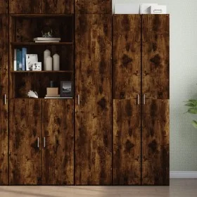 Rauchiger Eichenfurnier-Holzschrank 40x42,5x185 cm von , Sideboards - Ref: Foro24-3281403, Preis: 134,72 €, Rabatt: %