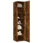 Aparador de madera de ingeniería roble ahumado 40x42,5x185 cm de , Aparadores - Ref: Foro24-3281403, Precio: 134,70 €, Descue...
