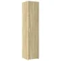 Aparador de madera de ingeniería roble Sonoma 40x42,5x185 cm de , Aparadores - Ref: Foro24-3281401, Precio: 138,58 €, Descuen...