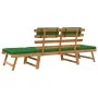 Garden bench with cushions 2 in 1 190 cm solid acacia wood by vidaXL, garden benches - Ref: Foro24-312121, Price: 244,18 €, D...