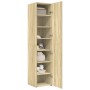 Aparador de madera de ingeniería roble Sonoma 40x42,5x185 cm by , Sideboards - Ref: Foro24-3281401, Price: 141,09 €, Discount: %