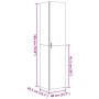Aparador de madera de ingeniería roble Sonoma 40x42,5x185 cm by , Sideboards - Ref: Foro24-3281401, Price: 141,09 €, Discount: %