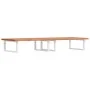Estante de lavabo de pared de acero y madera maciza de haya de , Tocadores de baño - Ref: Foro24-3302456, Precio: 193,56 €, D...