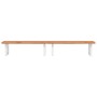 Estante de lavabo de pared de acero y madera maciza de haya by , bathroom vanities - Ref: Foro24-3302456, Price: 197,24 €, Di...