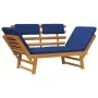 Banco de jardín con cojines 2 en 1 190 cm madera maciza acacia von vidaXL, Gartenbänke - Ref: Foro24-312120, Preis: 217,27 €,...