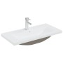 Zweiteiliges Badezimmermöbel-Set aus Keramik und Ingenieurholz. von , Badezimmerwaschtische - Ref: Foro24-3307663, Preis: 243...