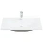 Set de mueble de baño 2 piezas cerámica y madera de ingeniería de , Tocadores de baño - Ref: Foro24-3307663, Precio: 225,04 €...