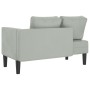 Sofá diván con cojines terciopelo gris claro by , Daybeds - Ref: Foro24-4007571, Price: 144,28 €, Discount: %