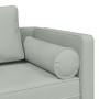Sofá diván con cojines terciopelo gris claro by , Daybeds - Ref: Foro24-4007571, Price: 144,28 €, Discount: %