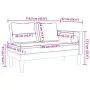 Sofá diván con cojines terciopelo gris claro by , Daybeds - Ref: Foro24-4007571, Price: 141,46 €, Discount: %