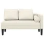 Sofa mit Samtkissen in Cremefarbe von , Tagesbetten - Ref: Foro24-4007578, Preis: 145,44 €, Rabatt: %
