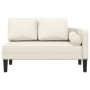 Sofá diván con cojines terciopelo crema by , Daybeds - Ref: Foro24-4007578, Price: 148,31 €, Discount: %