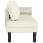 Sofá diván con cojines terciopelo crema by , Daybeds - Ref: Foro24-4007578, Price: 145,44 €, Discount: %