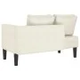 Sofá diván con cojines terciopelo crema by , Daybeds - Ref: Foro24-4007578, Price: 145,44 €, Discount: %