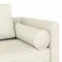 Sofá diván con cojines terciopelo crema by , Daybeds - Ref: Foro24-4007578, Price: 145,44 €, Discount: %