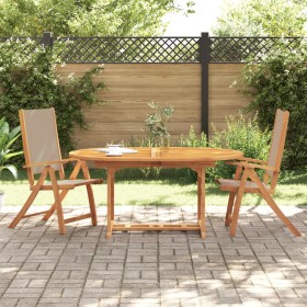 Faltbare Gartenstühle, 2 Stück Massivholz Akazie mit Textilene. von , Gartenstühle - Ref: Foro24-4008423, Preis: 177,01 €, Ra...