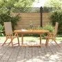 Sillas de jardín plegables 2 uds madera maciza acacia textileno by , Garden chairs - Ref: Foro24-4008423, Price: 177,01 €, Di...