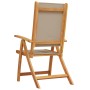 Faltbare Gartenstühle, 2 Stück Massivholz Akazie mit Textilene. von , Gartenstühle - Ref: Foro24-4008423, Preis: 177,01 €, Ra...