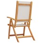 Sillas de jardín plegables 2 uds madera maciza acacia textileno by , Garden chairs - Ref: Foro24-4008421, Price: 154,83 €, Di...