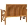 Garden bench with cream white cushions solid acacia wood by vidaXL, garden benches - Ref: Foro24-312139, Price: 198,32 €, Dis...