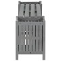 Banco de jardín con 2 jardineras madera de acacia gris 150 cm by vidaXL, garden benches - Ref: Foro24-311823, Price: 100,84 €...