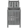 Gartenbank mit 2 Pflanzkästen aus grauem Akazienholz, 150 cm. von vidaXL, Gartenbänke - Ref: Foro24-311823, Preis: 99,72 €, R...