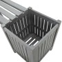 Gartenbank mit 2 Pflanzkästen aus grauem Akazienholz, 150 cm. von vidaXL, Gartenbänke - Ref: Foro24-311823, Preis: 100,84 €, ...