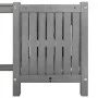 Gartenbank mit 2 Pflanzkästen aus grauem Akazienholz, 150 cm. von vidaXL, Gartenbänke - Ref: Foro24-311823, Preis: 99,72 €, R...