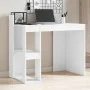 Büroschreibtisch aus weißem Ingenieurholz 103,5x56,5x94 cm von , Schreibtische - Ref: Foro24-847975, Preis: 82,00 €, Rabatt: %