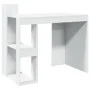 Büroschreibtisch aus weißem Ingenieurholz 103,5x56,5x94 cm von , Schreibtische - Ref: Foro24-847975, Preis: 82,00 €, Rabatt: %