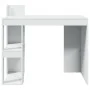 Büroschreibtisch aus weißem Ingenieurholz 103,5x56,5x94 cm von , Schreibtische - Ref: Foro24-847975, Preis: 82,00 €, Rabatt: %