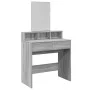 Tocador con espejo color gris Sonoma 80x41x144,5 cm by , Bedroom Dressers - Ref: Foro24-848176, Price: 101,26 €, Discount: %