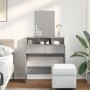 Tocador con espejo color gris Sonoma 80x41x144,5 cm by , Bedroom Dressers - Ref: Foro24-848176, Price: 102,84 €, Discount: %