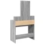 Tocador con espejo color gris Sonoma 80x41x144,5 cm by , Bedroom Dressers - Ref: Foro24-848176, Price: 101,26 €, Discount: %
