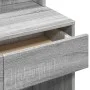 Tocador con espejo color gris Sonoma 80x41x144,5 cm by , Bedroom Dressers - Ref: Foro24-848176, Price: 101,26 €, Discount: %