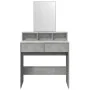 Tocador con espejo gris hormigón 80x41x144,5 cm by , Bedroom Dressers - Ref: Foro24-848174, Price: 97,57 €, Discount: %