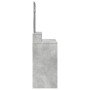Tocador con espejo gris hormigón 80x41x144,5 cm by , Bedroom Dressers - Ref: Foro24-848174, Price: 99,15 €, Discount: %