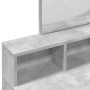 Tocador con espejo gris hormigón 80x41x144,5 cm by , Bedroom Dressers - Ref: Foro24-848174, Price: 99,15 €, Discount: %