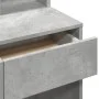 Frisiertisch mit grauem Betonspiegel 80x41x144,5 cm von , Schlafzimmerkommoden - Ref: Foro24-848174, Preis: 97,54 €, Rabatt: %