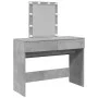 Tocador con luces LED gris hormigón 100x40x130 cm by , Bedroom Dressers - Ref: Foro24-848195, Price: 115,48 €, Discount: %