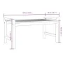 2-teiliges Gartenmöbel mit dunkelgrauen Massivholzkissen von vidaXL, Gartensets - Ref: Foro24-312142, Preis: 239,58 €, Rabatt: %